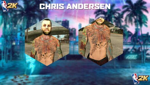 Chris Andersen Face And Body Texture
