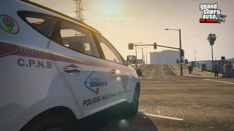 GTA 5 Policia Nacional Bolivariana de Venezuela Hyundai IX35 Mod 