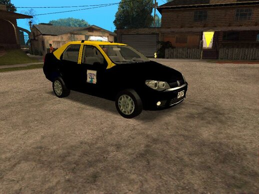 Fiat Siena Taxi Uruguayo