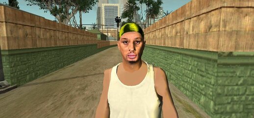 Dennis Rodman Face Texture For MpMale