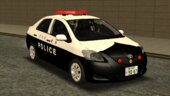 Toyota Belta Police Japan