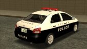 Toyota Belta Police Japan
