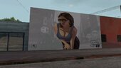 GTA IV Girl Mural