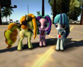 My Little Pony Dazzlings Pony Form Skin Pack