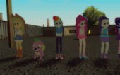 My Little Pony Equestria Girls 4 Skin Pack