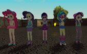 My Little Pony Equestria Girls 4 Skin Pack