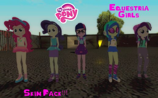 My Little Pony Equestria Girls 4 Skin Pack