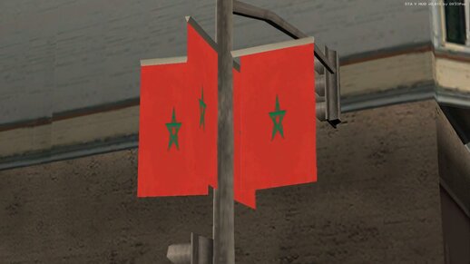 Replace Gay Flags With Morocco Flags
