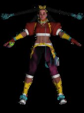 SKIN DE Kimberly de street fighter 6 Version Sweaty low poly