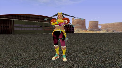 SKIN DE Kimberly de street fighter 6 Version Sweaty low poly