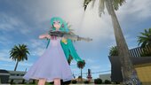 PDFT Hatsune Miku White Gown + Animated Face