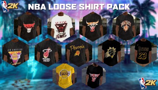 NBA Loose Shirt Pack #2