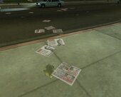 Rubbish on the ground from GTA 3/GTA VC for SA (asi plugin)