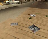 Rubbish on the ground from GTA 3/GTA VC for SA (asi plugin)