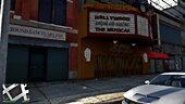 Hollywood / Los Angeles Sign Transformation Pack For The Los Santos Theatre (san Andreas Avenue, Downtown) Plus Further Changes