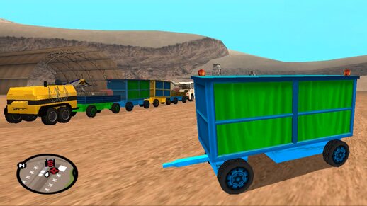 Paintable Airport Trailers