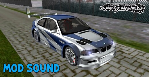 Sound BMW M3 GTR NFS MW Version