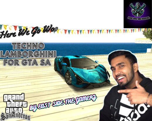 Techno Gamerz Lamborghini With Real Sound For Gta SA PC