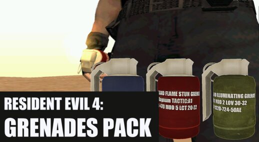 Residente Evil 4 Grenades Pack