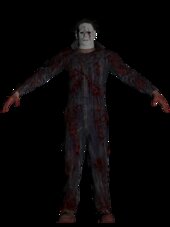 Michael Myers De Dead By Daylight Mobile Con Mucha Sangre