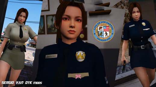 Mai Shiranui - Jill Valentine - Police Officer - Sheriff [Replace] 