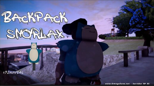 Backpack Snorlax | Remplaza la prenda de fuego | GTA SAMP
