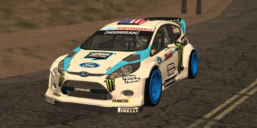 Ford Fiesta RS Ken Block FIX with HOONITRUCK WHEELS