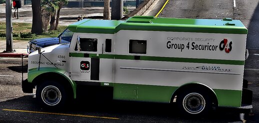 Stockade Gruppe Sechs to GMC 7500 Group 4 (G4S) Paintjob