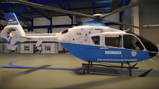 H145M (EC135) 2023. NEW High Quality Helicopter - Policija Srbije / Serbian Police [Livery]