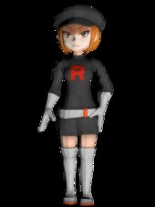 Femenina de Team Rocket Grunt de pokemón let´s go pikachu y Eevee de nitendo