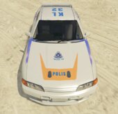 Malaysia Skyline R32 Polis Livery