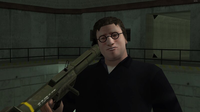 GTA San Andreas Gabe Newell Mod 