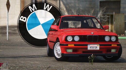 1989 BMW E30 Touring [Add-On | Extras | Vehfuncs V | Animated]