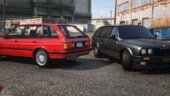 1989 BMW E30 Touring [Add-On | Extras | Vehfuncs V | Animated]