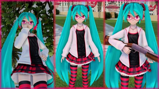 PDFT Hatsune Miku Natural + Animated Face