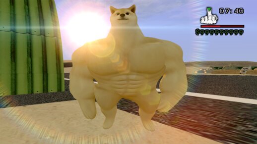 Buff Doge (Perro Doge musculoso)