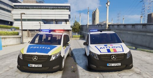 Mercedes Vito 2016 Romanian Police Pack 