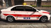 Skoda Rapid - Beogradska sluzba javnog reda „BELI” (Nova Komunalna policija) [Livery]