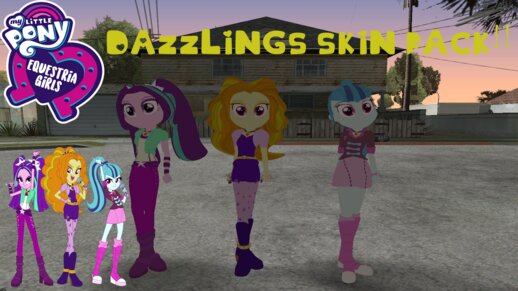 My Little Pony Dazzlings Skin Pack