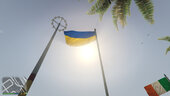 Ukrainian Flag In Los Santos
