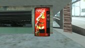 Christmas Santa Coca Cola Vending Machine