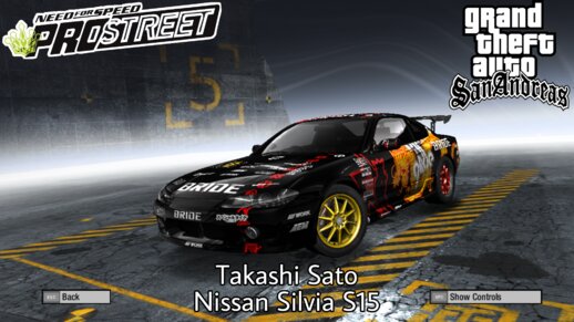 NFS Prostreet Takashi Sato Nissan Silvia