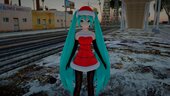 PDFT Hatsune Miku Santa + Animated Face