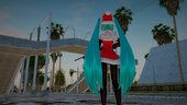 PDFT Hatsune Miku Santa + Animated Face