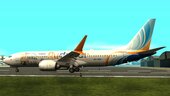 Flydubai Boeing 737-8MAX A6-FKB Argentina Champion Livery