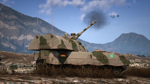 Panzerhaubitze 2000 Artillery [Add-On | LODs]