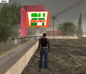 GTA San Andreas Fort Carson 24-7 Sign Fix