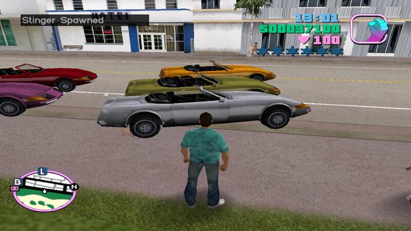 GTA Vice City Stinger Car Spawner Mod - GTAinside.com