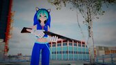 PDFT Hatsune Miku Sonic Style + Animated Face