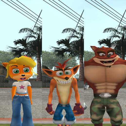 Pack Skins Crash Tag Team Racing